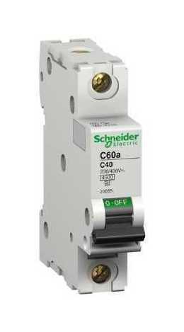 Автоматический выключатель Schneider Electric Multi9 1P 20А (C) 4.5кА