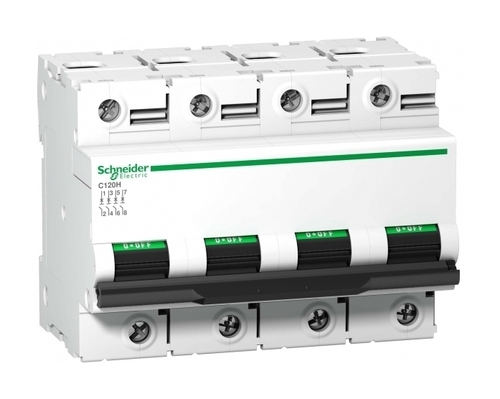 Автоматический выключатель Schneider Electric Acti9 4P 80А (D) 15кА