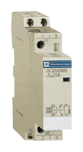 Модульный контактор Schneider Electric TeSys GC 2P 25А 250/220В AC