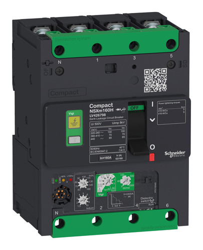 Силовой автомат Schneider Electric Compact NSX, 50кА, 4P, 100А