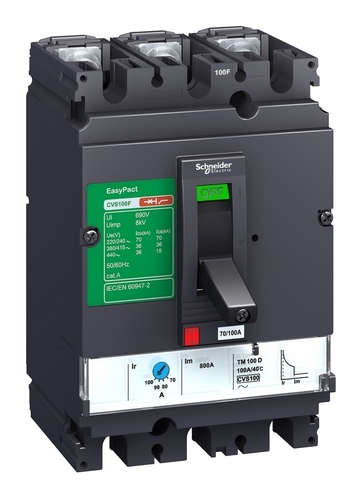 Силовой автомат Schneider Electric EasyPact CVS 100, MA, 36кА, 3P, 100А