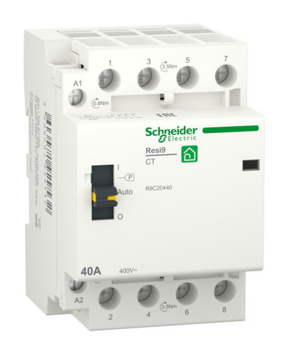 Модульный контактор Schneider Electric Resi9 4P 40А 250//230В AC, R9C20440