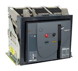 Воздушный автомат EasyPact MVS ET6G 1600А 3P, 50кА, электронный, стационарный, MVS16N3MF6L